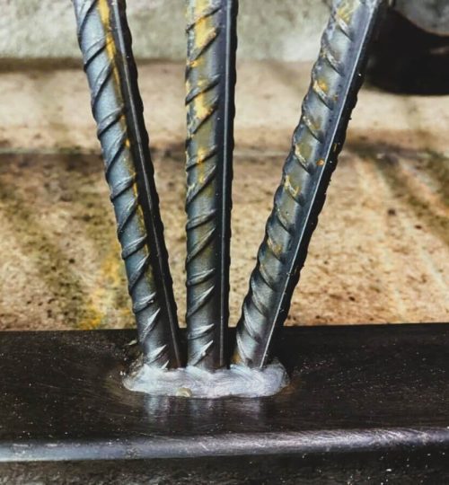 Soudure motif métal